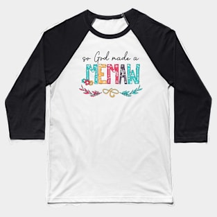 So God Made A Memaw Happy Mother's Day Baseball T-Shirt